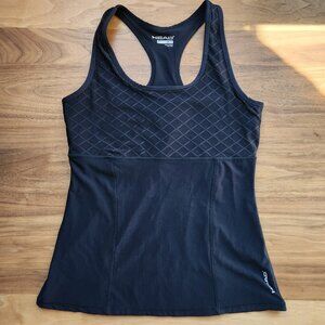 Black Head Tennis Tank Sz L